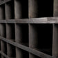 Heavy duty pigeon-hole metal shelving rack